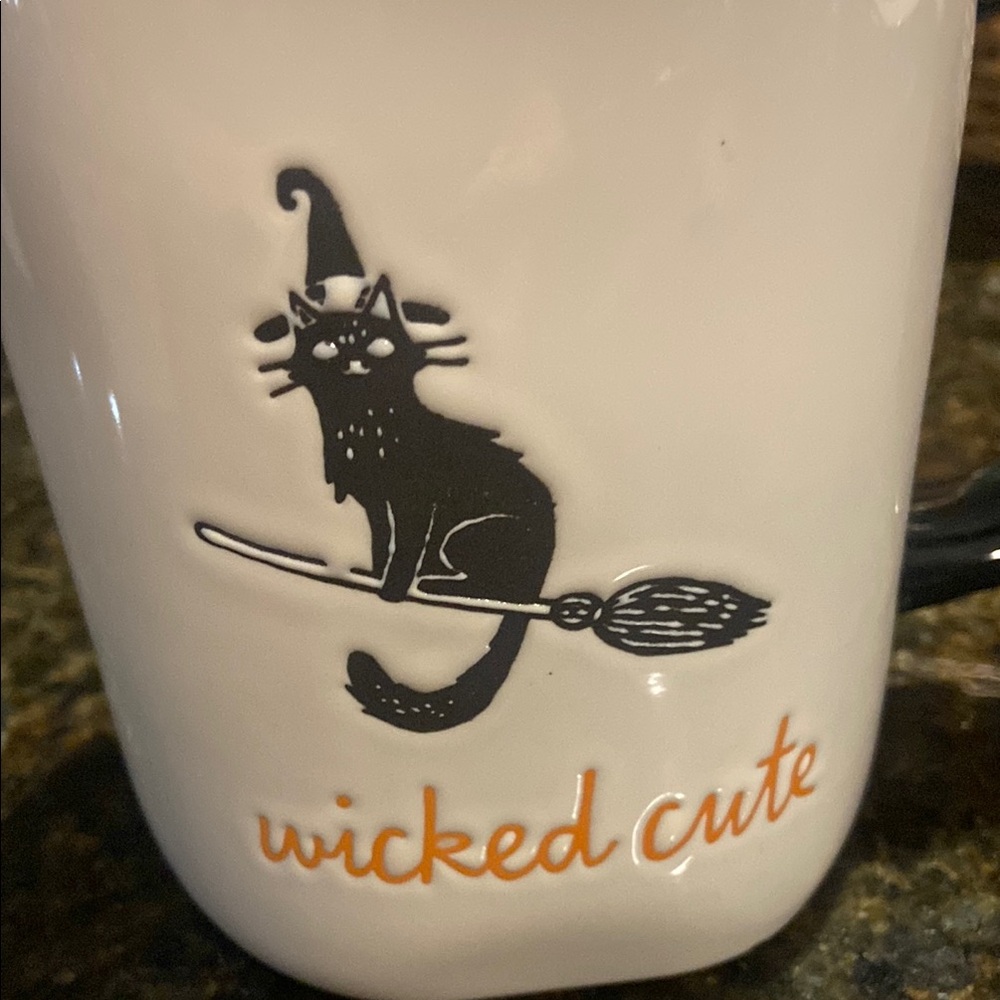 Raw Dunn Wicked Cute Witch Cat Halloween inspired Mug - Picture 7 of 9